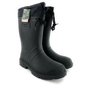 Kamik Men's Forester Waterproof Vegan Black Boots